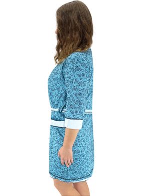 Комплект жіночий ажур нічна та халат візерунок  - трикотаж Комсомольськ