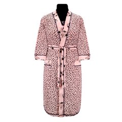 Комплект жіночий нічна і халат леопард - трикотаж Комсомольськ