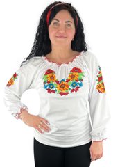 Жіноча вишиванка з довгими рукавами  - трикотаж Комсомольськ