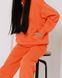 Спортивный костюм трехнитка с начесом 44 оранжевый (5013)