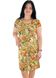 Платье женское цветы вискоза - комсомольский трикотаж
