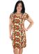 Платье женское цветы вискоза - комсомольский трикотаж