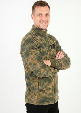 Кофта чоловіча на блискавці 54-56 хакі 4170 фото - трикотаж Комсомольськ