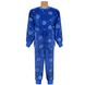 Пижама мужская комбинированная махра 46 синий (4619)