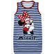Сарафан дитячий з накатом мікки смужка 32 синій (3310)