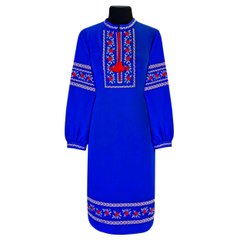 Платье вышитое с длинными рукавами орнамент - трикотаж Комсомольськ