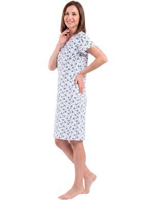 Нічна сорочка кулір 48-50 білий (3704) 3704 фото - трикотаж Комсомольськ