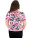 Блуза вискоза с рукавами цветы - комсомольский трикотаж