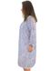 Ночная рубашка ромашка начес с длинными рукавами - комсомольский трикотаж