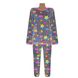 Пижама женская махровая разноцветная звезда - комсомольский трикотаж