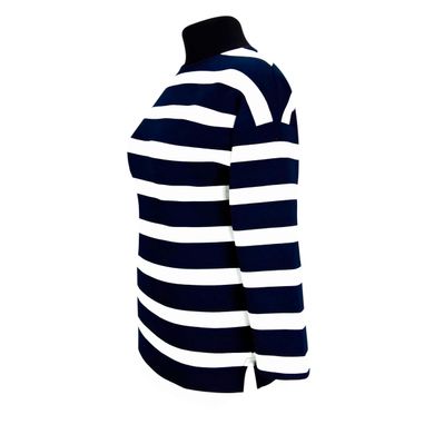 Блуза двунитка с длинными рукавами полоска - фабрика трикотажа