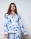 Пижама на запах новый год с хлопка - комсомольский трикотаж