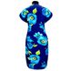 Платье батал вискоза голубые цветы - комсомольский трикотаж